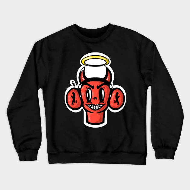 CUTE AS HELL Crewneck Sweatshirt by Design Ink Studio